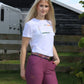 RG Riding Breeches Knee Grip Ladies with High Waist Pink