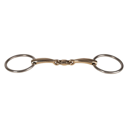 Velari Loose Ring Snaffle Double Jointed Sweet Copper 14 mm