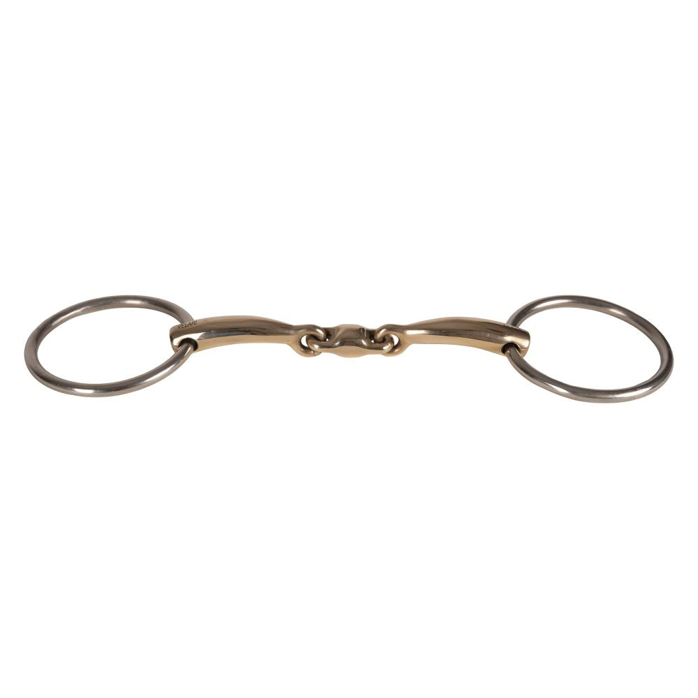 Velari Loose Ring Snaffle Double Jointed Sweet Copper 16 mm