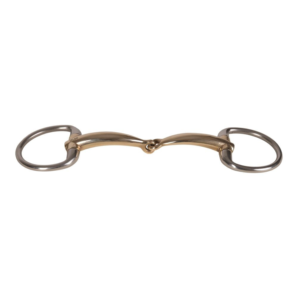 Velari Eggbutt Snaffle Single Jointed Sweet Copper 16 mm