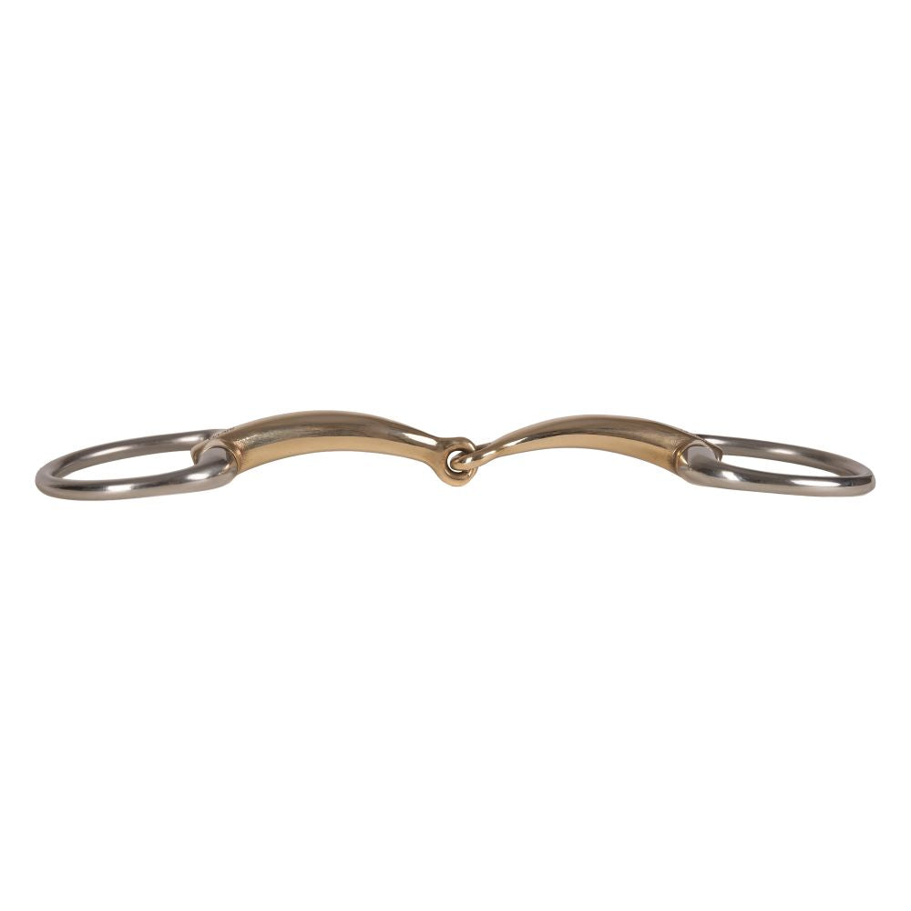 Velari Eggbutt Snaffle Single Jointed Sweet Copper 16 mm