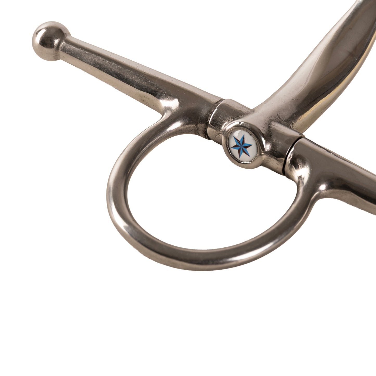 Velari Full Cheek Snaffle Double Jointed Stainless Steel 16 mm