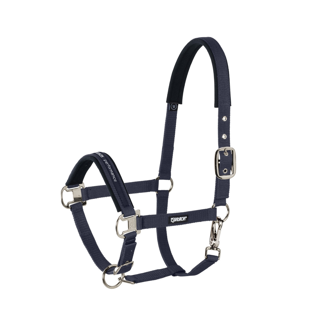 Eskadron Halter Pin Buckle with clip closure Navy