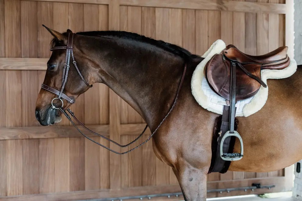 Kentucky Horsewear  Saddle Pad Hunter vegan sheepskin jumping 