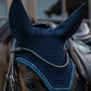 Kentucky Horsewear Fly Veil Wellington Glitter Soundless Navy