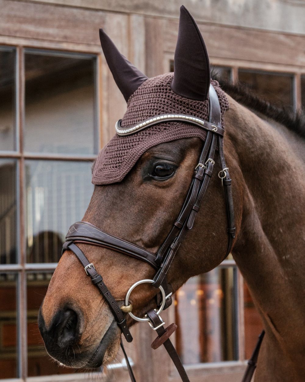 Kentucky Horsewear Vliegenmuts Wellington Soundless Bruin