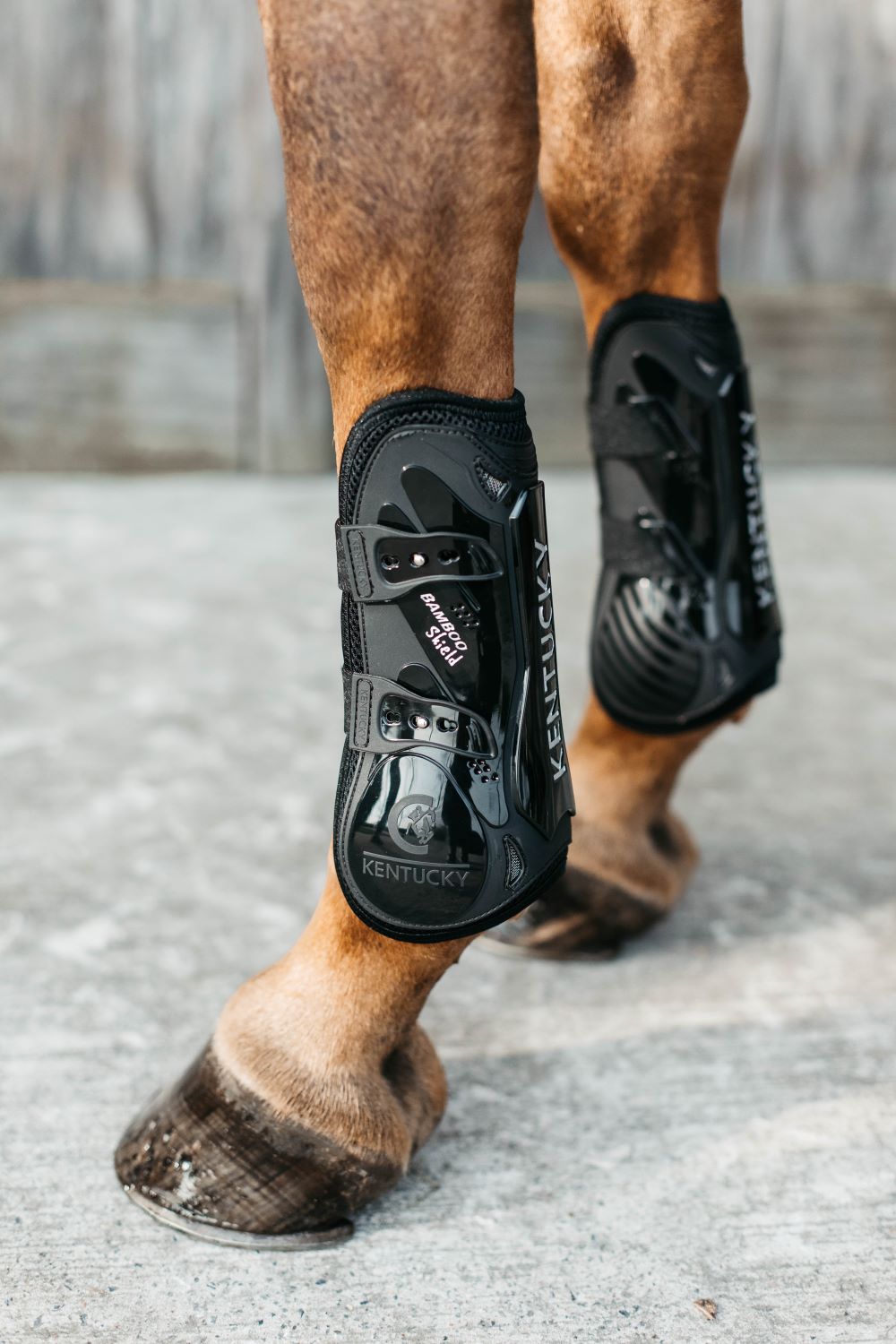 Kentucky Horsewear Tendon Boots Bamboo Elastic Black Horse Riders Classics