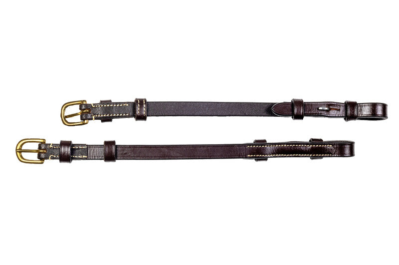 LJ Leathers New Pro Bakstukken Bruin Goud kleurig