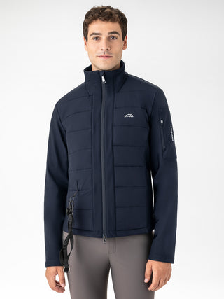 Equiline Men's Airbag Compatible Softshell Jacket Exot Navy