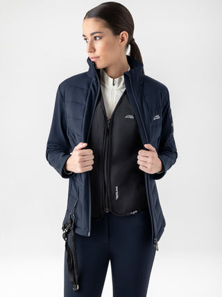 Equiline Women's Airbag Compatible Softshell Jacket Entrec Navy