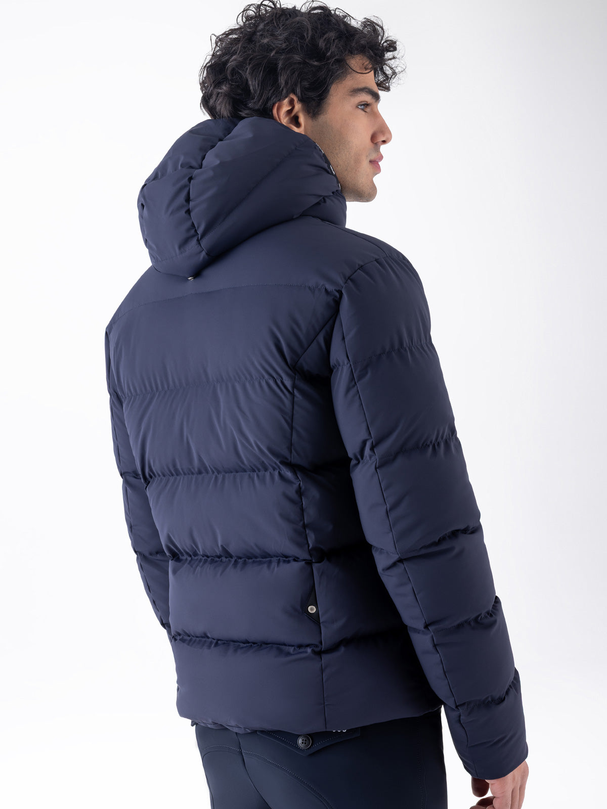 Equiline Gewatteerde Jas Heren Eqcan Navy