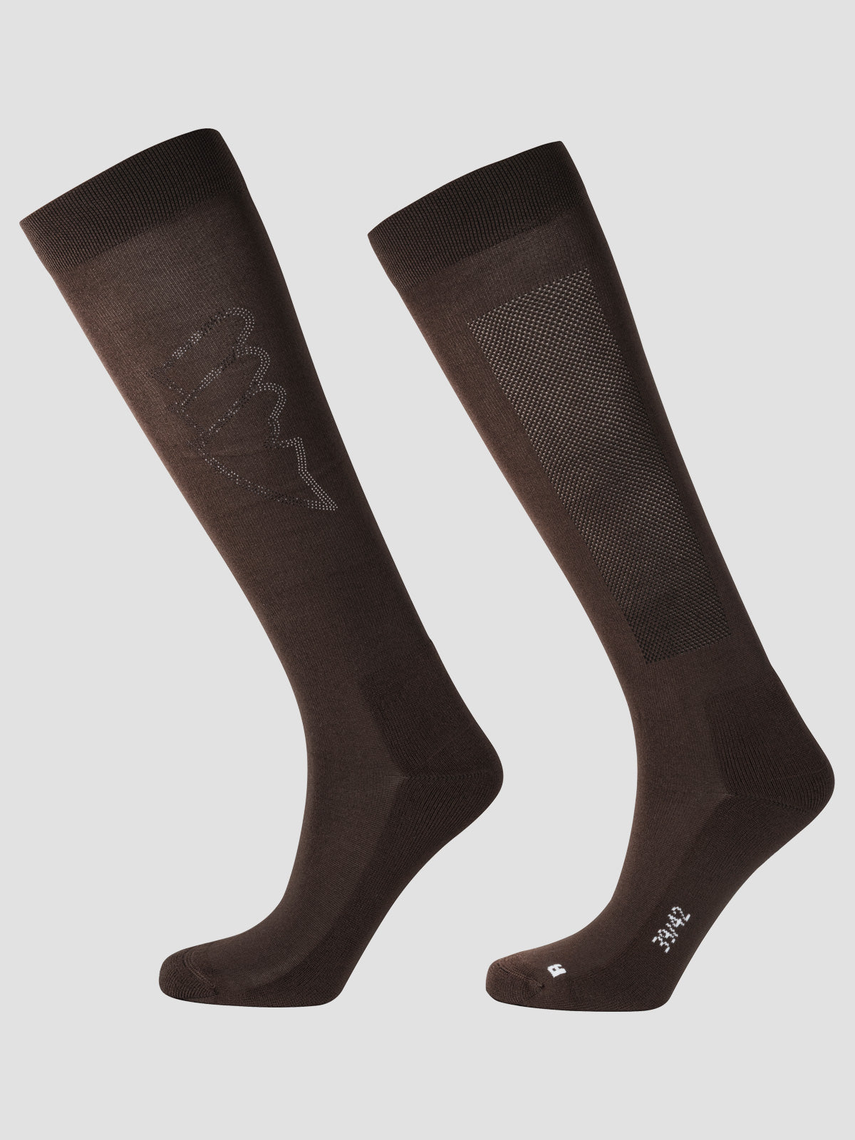 Equiline Equestrian Socks Eqglosy Coffee Bean