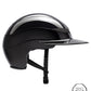 Equiline Horse Riding Helmet Xanto Sun Visor Gloss Swarovski Black