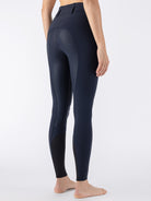 Equiline rijbroek dames full grip hoge band Crystalef Navy