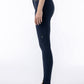 Equiline riding breeches women knee grip high waist Crystalek Navy