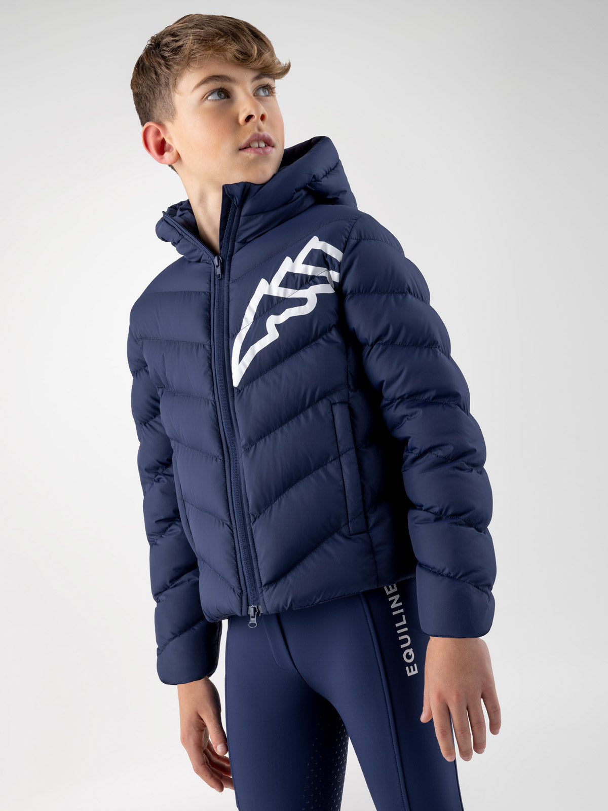 Equiline Gewatteerde Jas unisex Cino Navy