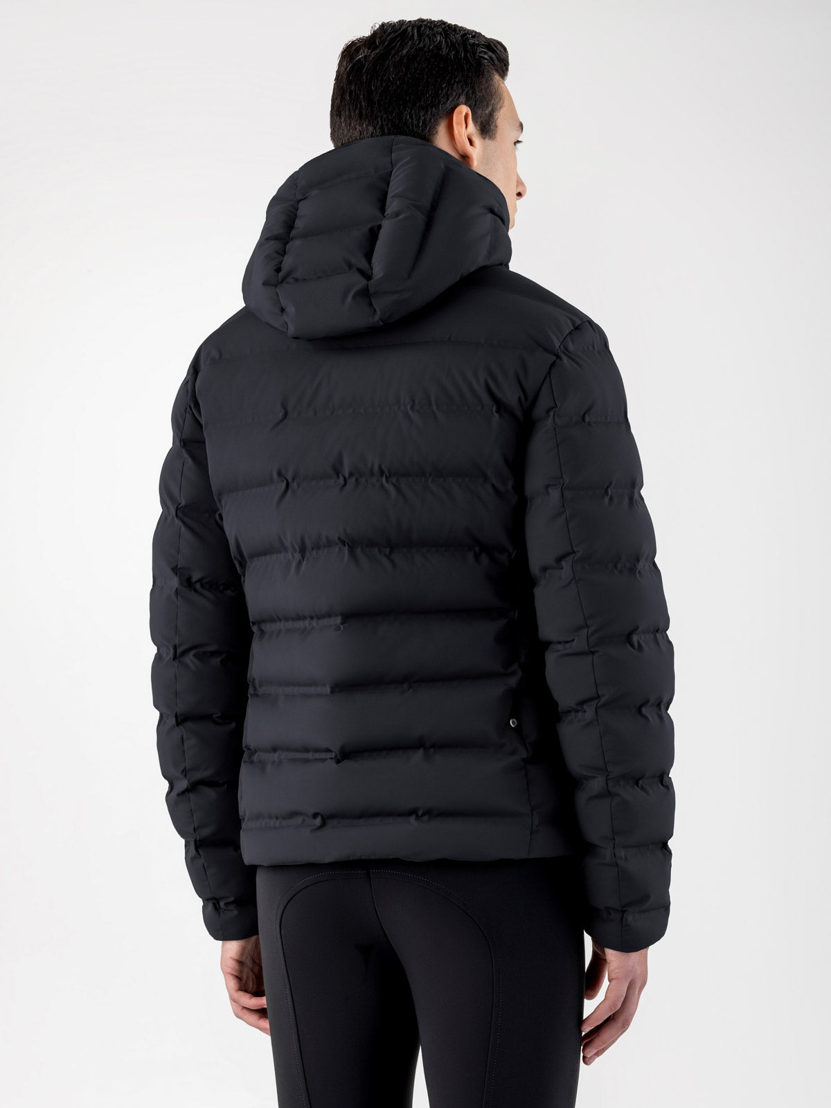 Equiline Quilted Jacket Men Cermo Black