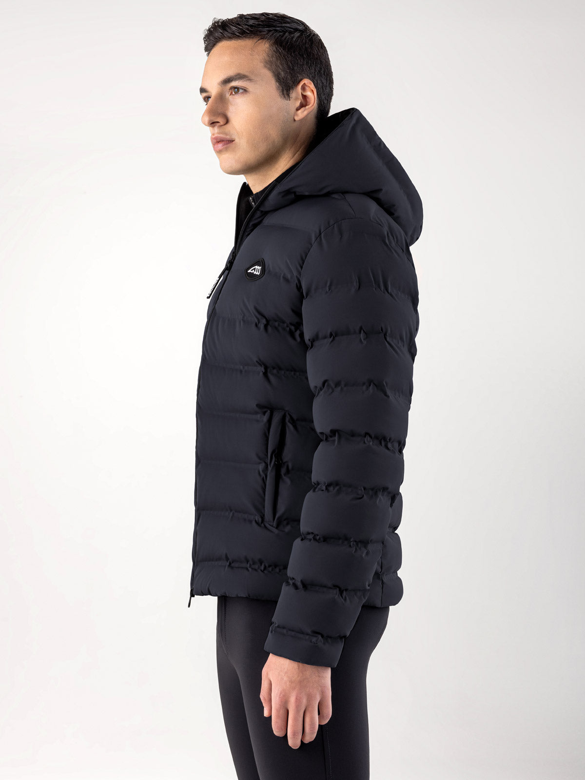Equiline Quilted Jacket Men Cermo Black