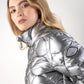 Equiline Quilted Jacket Women Gasic Argento