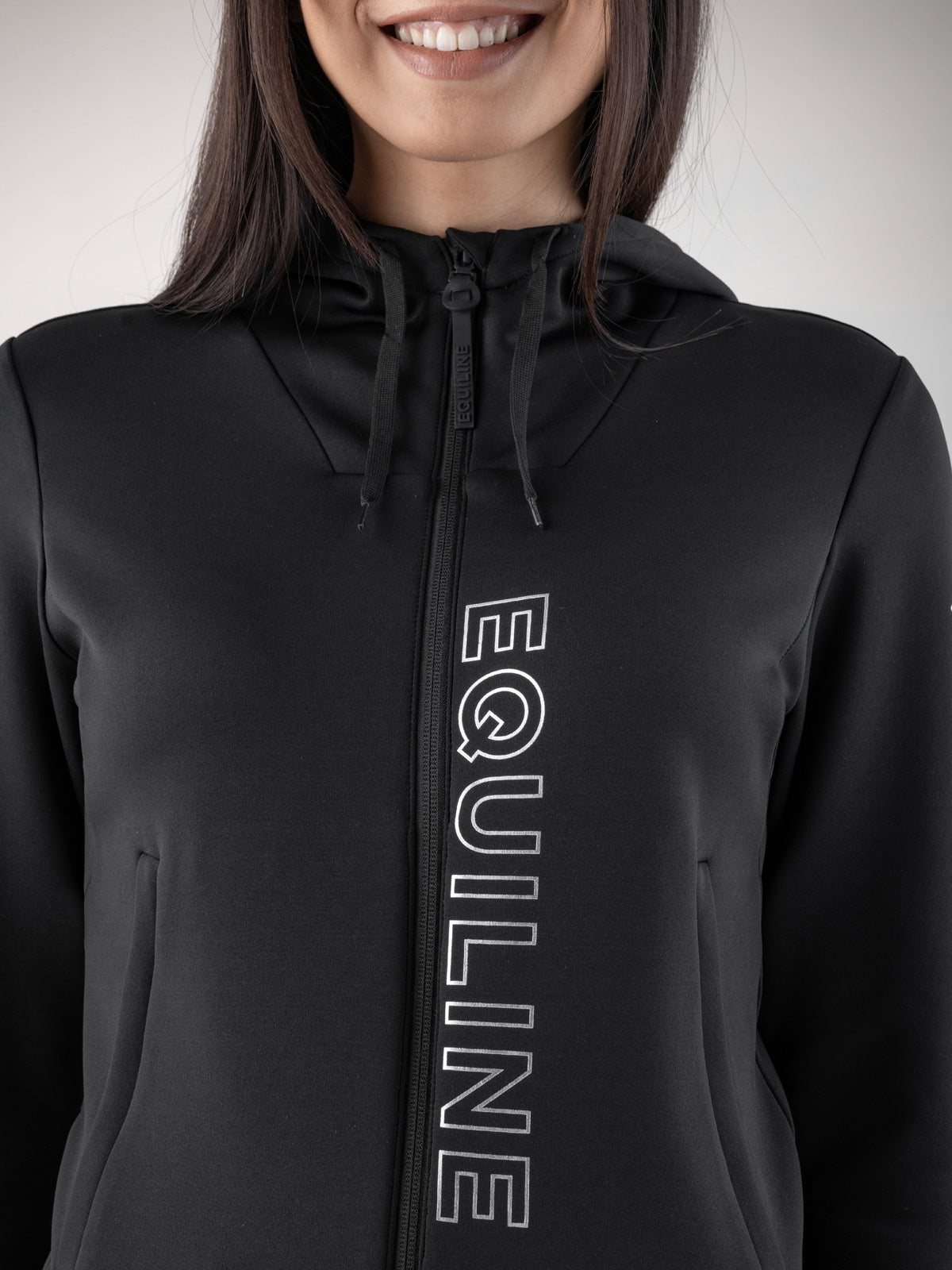 Equiline Tech Sweatshirt Women Coco Black