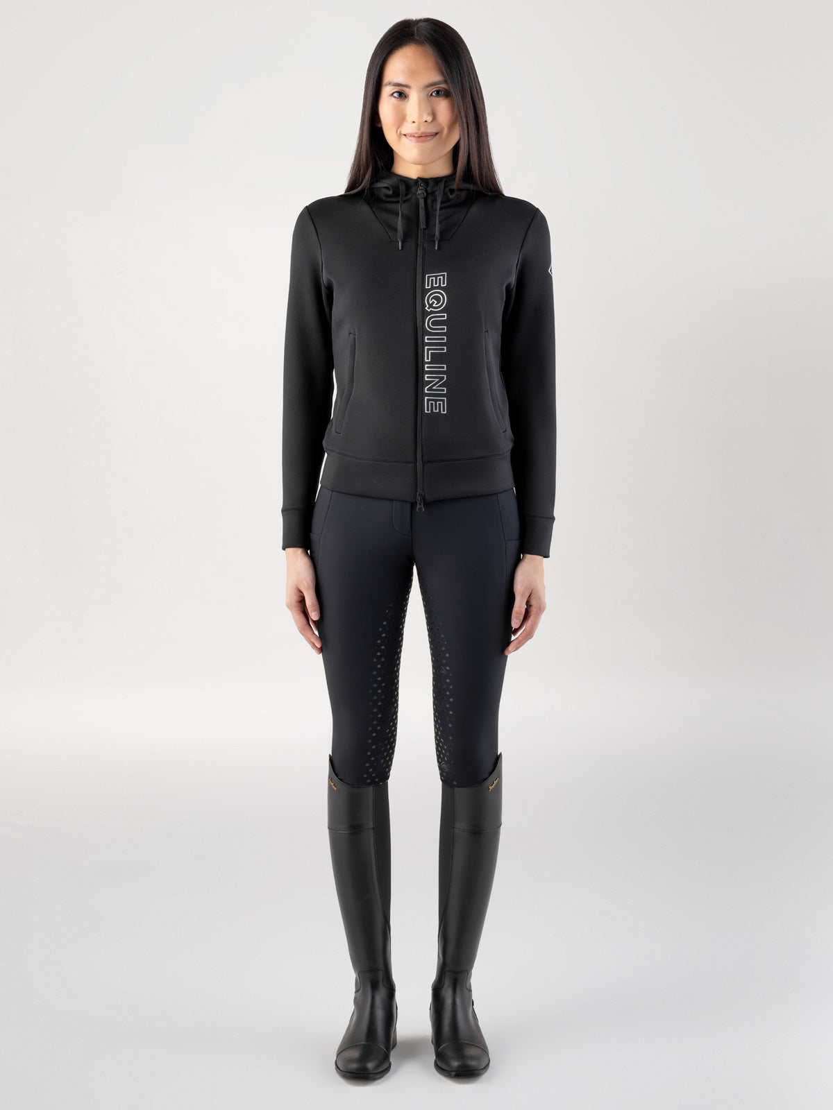Equiline Tech Sweatshirt Women Coco Black