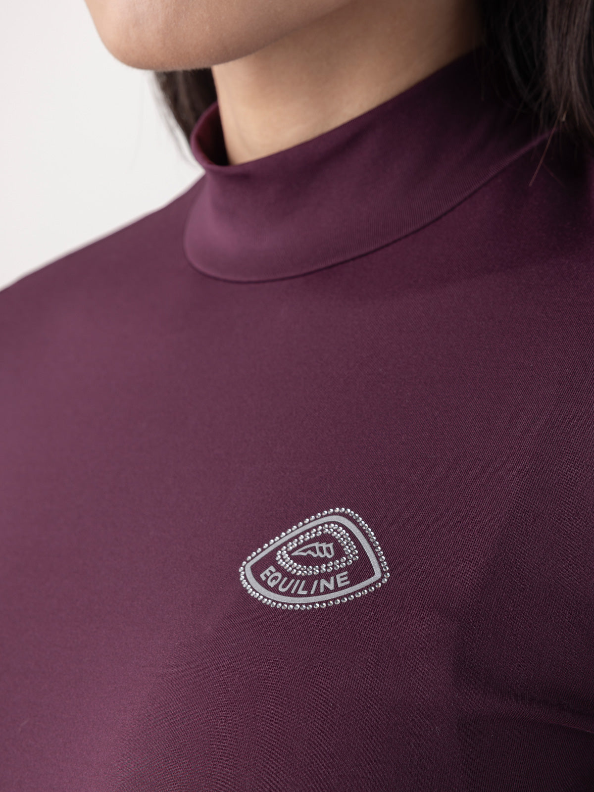 Equiline Training shirt second skin ladies Geco Amaranto