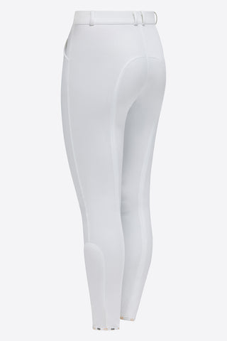 RG riding breeches knee grip junior white