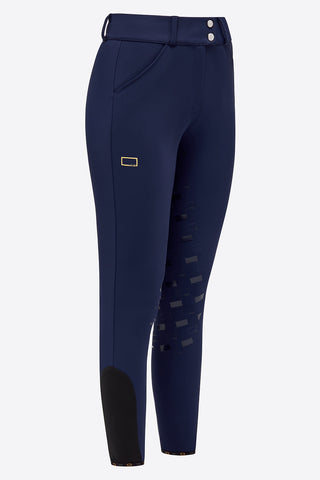 RG Riding Breeches Full Grip Ladies with High Waist Bright Blue