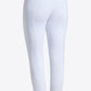 RG Riding Breeches Knee Grip Ladies with High Waist Pocket White