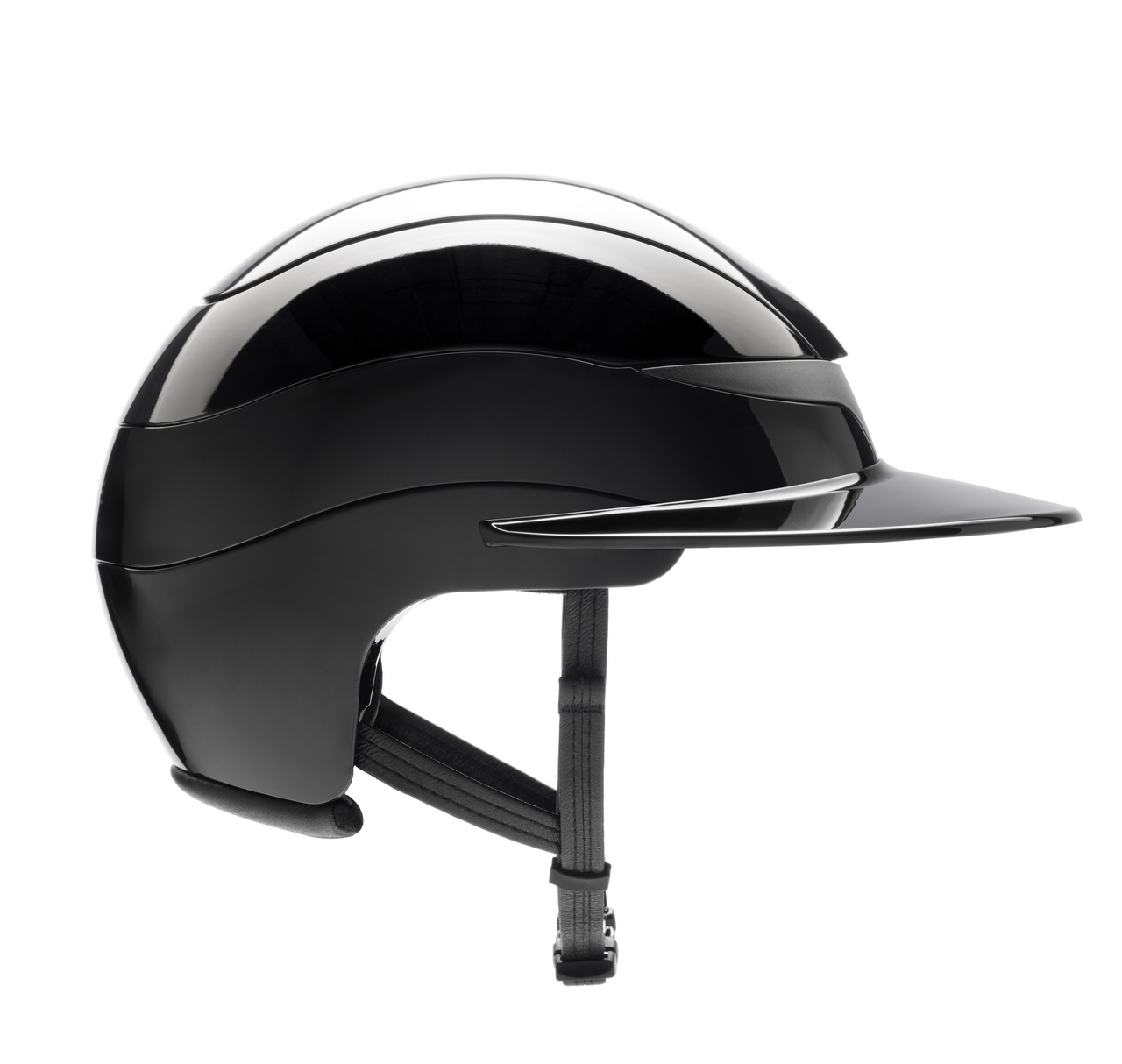 Equiline Horse Riding Helmet Xanto Sun Visor Gloss Black