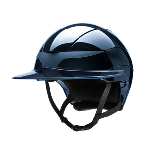 Equiline Horse Riding Helmet Xanto Sun Visor Gloss Navy