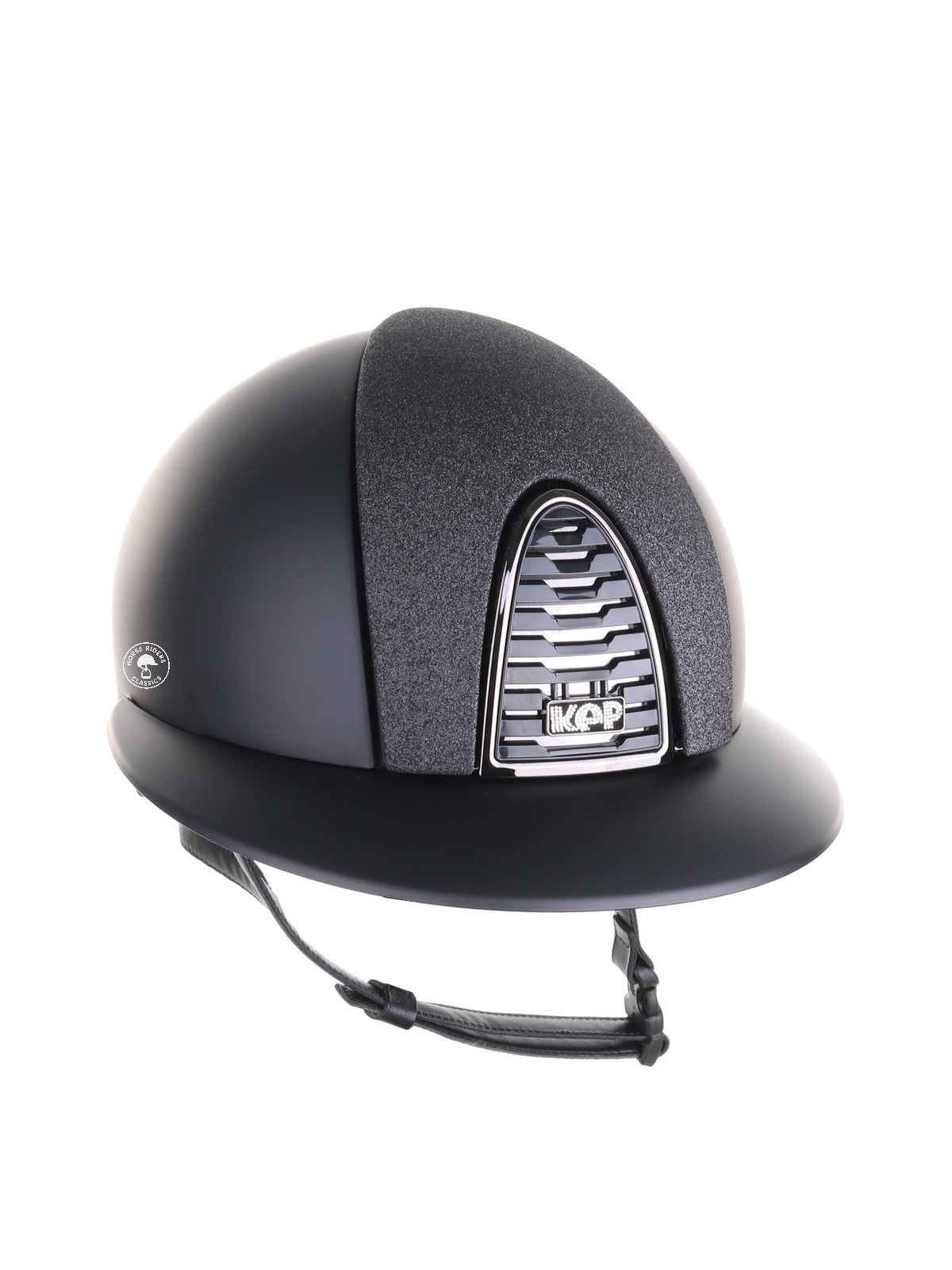 Kep Italia Paardrijhelm Cromo 2.0 Matt Polo Klep Zwart Mirror Black Frame Star Insert