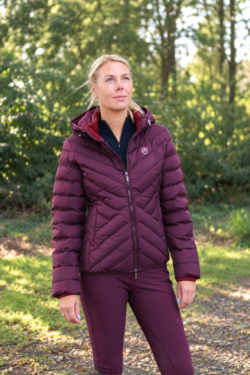 Samshield Winterjas Dames Courchevel Plum