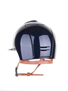 Kep Italia Paardrijhelm Cromo 2.0 Polish Polo Klep Blauw Beige Kinband