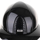 Kep Italia Riding Helmet Cromo 2.0 Polish Polo Peak Black Beige Chin Strap