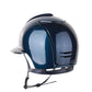 Kep Italia Riding Helmet Cromo 2.0 Shine Polo Peak Blue RAW Frame Suede insert