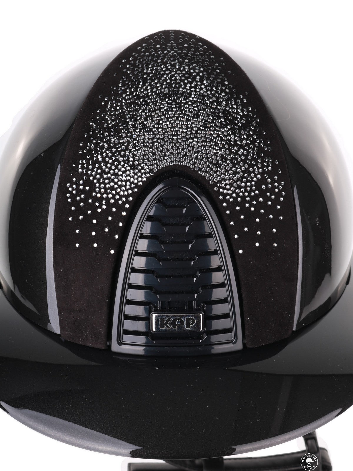 Kep Italia Riding Helmet Cromo 2.0 Shine Polo Peak Black RAW Frame Shaded Silver Insert