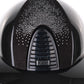 Kep Italia Riding Helmet Cromo 2.0 Shine Polo Peak Black RAW Frame Shaded Silver Insert Beige Chin Strap