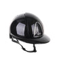 Kep Italia Riding Helmet Cromo 2.0 Shine Polo Peak Black Chrome Frame