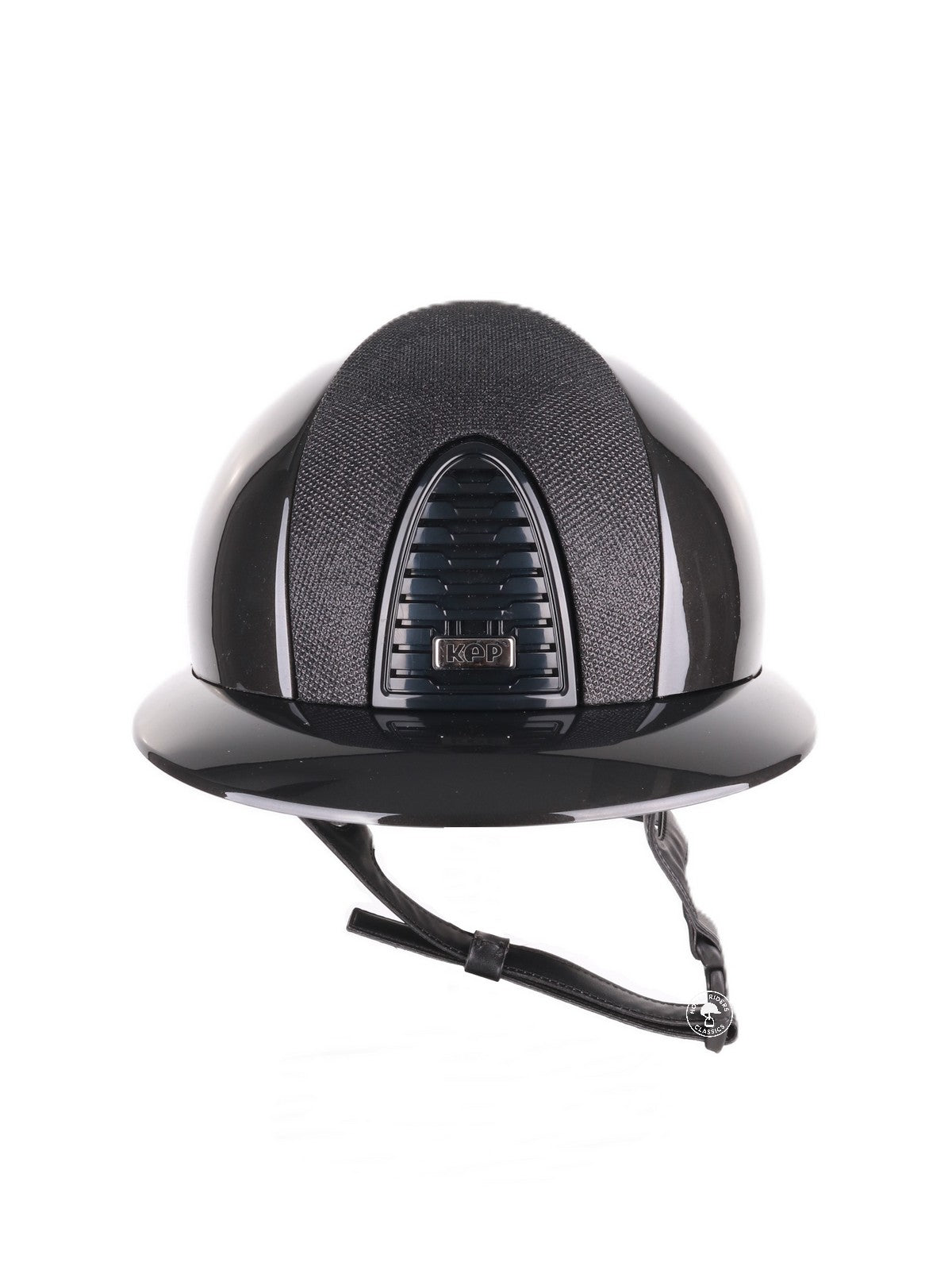 Kep Italia Riding Helmet Cromo 2.0 Shine Polo Peak Black RAW Frame Luminor Insert
