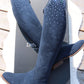 De Niro Bellini Custom Camoscio Blue Riding Boots 39 MA M
