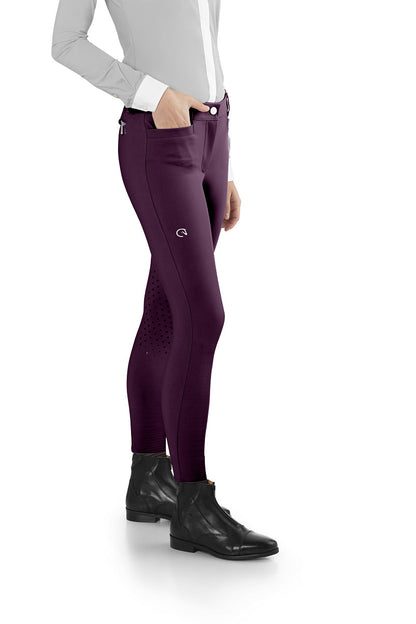 EGO7 Jumping EJ riding breeches ladies knee grip Bordeaux