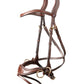 TRUST bridle Falsterbo T-Motion golden buckles Brown