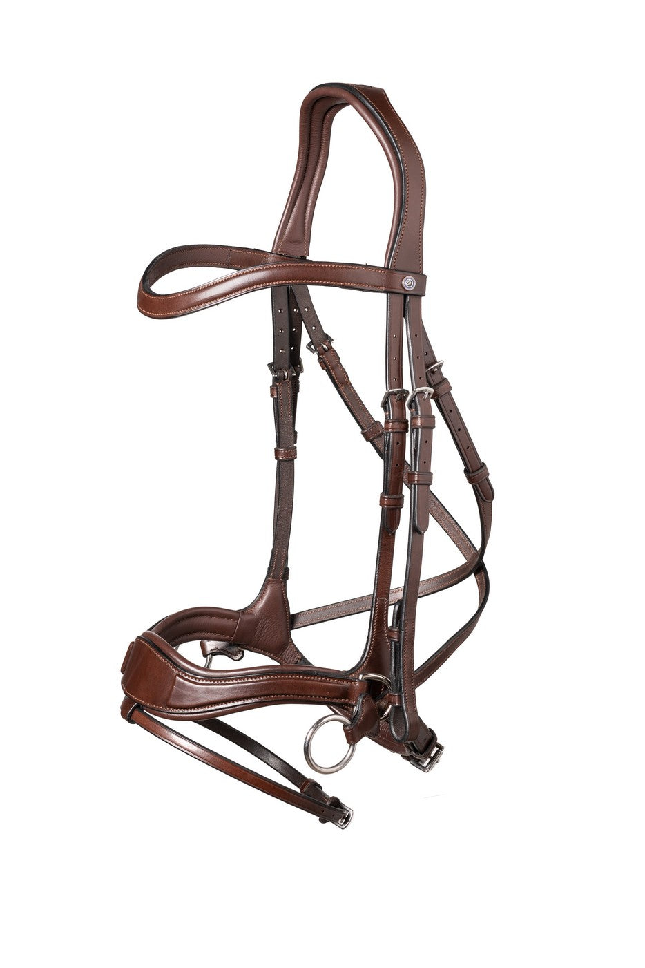 TRUST bridle Falsterbo T-Motion silver buckles Brown