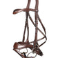 TRUST bridle Falsterbo T-Motion silver buckles Brown