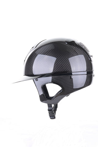 Freejump Helmet Voronoï with Temple Protection Carbon Gloss Black