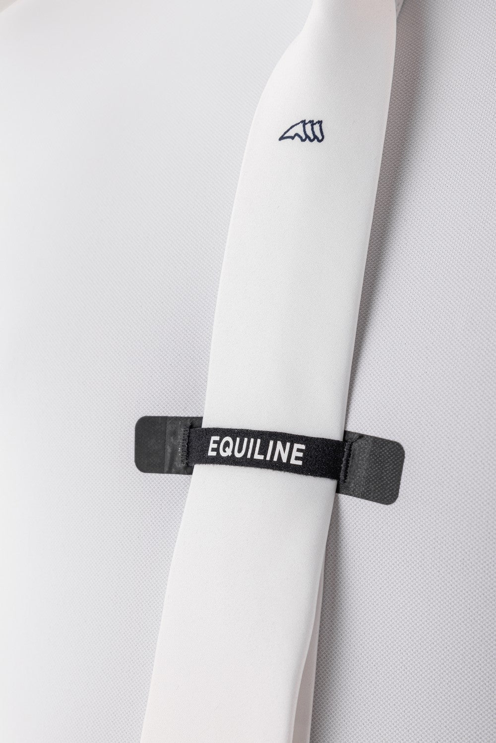 Equiline competition shirt men long sleeves Coonac white