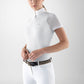 Equiline competition shirt short sleeves women Calid White