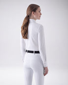 Equiline Wedstrijdshirt Lange Mouwen Dames Eqgolo Wit