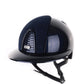 Kep Italia Riding Helmet Cromo 2.0 Polish Polo Peak Blue Suede Inserts